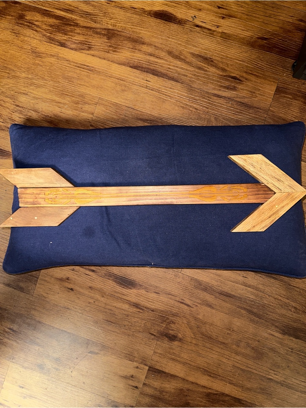 Handmade Wooden Arrow Wall Decor – Rustic Vintage Style (21" x 5")